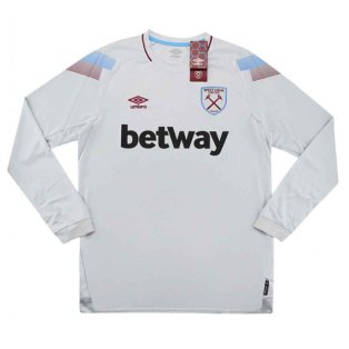 2018-2019 West Ham Umbro Third Long Sleeve Football Shirt