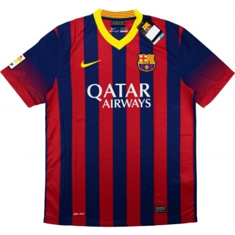 2013-14 Barcelona Nike Home Football Shirt [UV-105183] - Uksoccershop