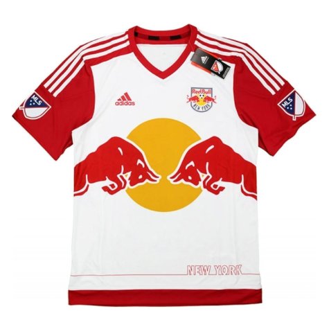 2015-16 New York Redbulls Adidas Home Authentic Football Shirt