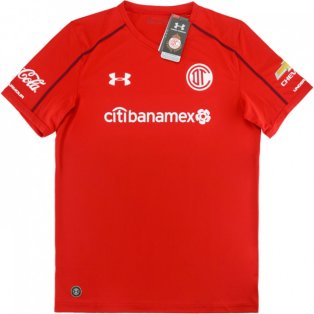 2017-2018 Deportivo Toluca Home Football Shirt