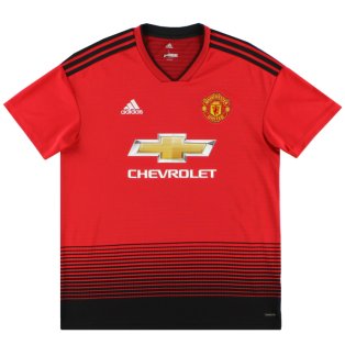 Manchester United 2018-19 Home Shirt (2XL) (Very Good)