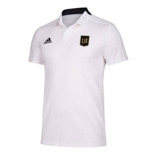 2018 Los Angeles Adidas Coaches Polo Shirt (White)