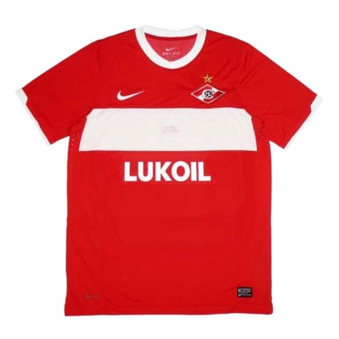 2011 Spartak Moscow Nike Home Authentic European Football Shirt