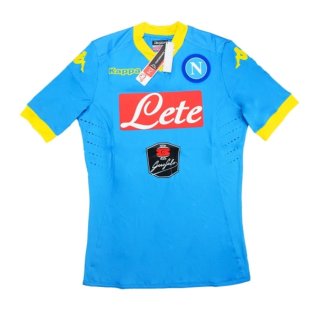 2015-16 Napoli Kappa Authentic European Goalkeeper Shirt