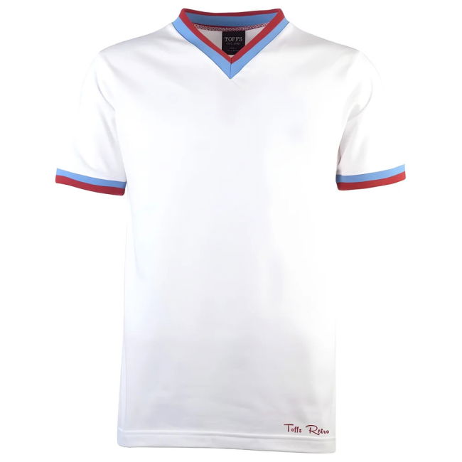 Toffs Classic Retro White Short Sleeved Shirt