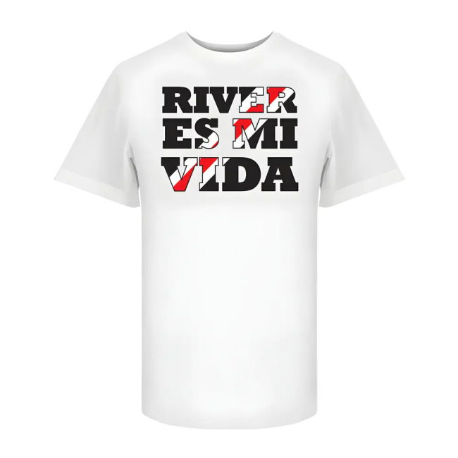 River Plate \'River Es Mi Vida\' t-shirt - White