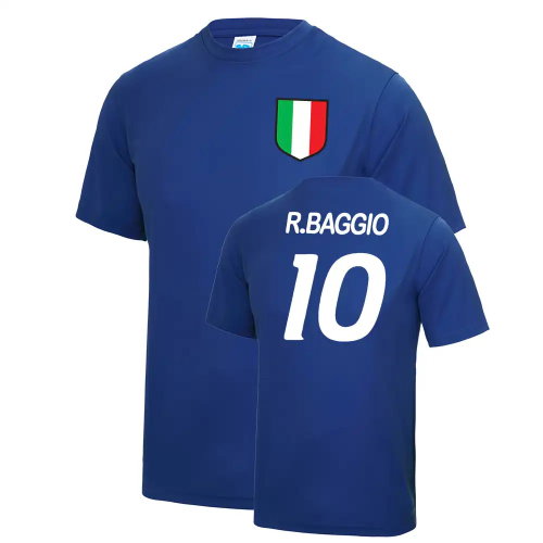 Roberto Baggio Italy World Cup Football T Shirt