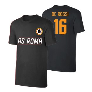 Roma \'Lupo\' t-shirt DE ROSSI - Black