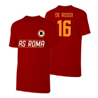 Roma \'Lupo\' t-shirt DE ROSSI - Crimson