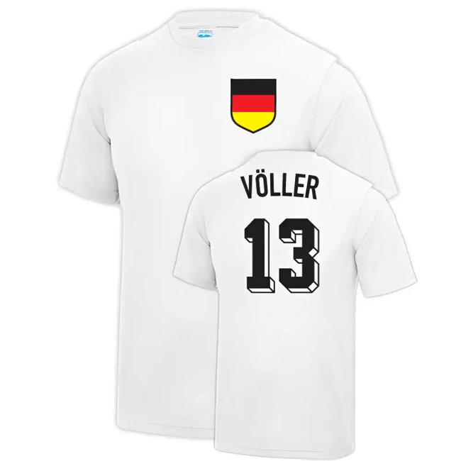 Rudi Völler West Germany Football Fancy Dress Player T Shirt