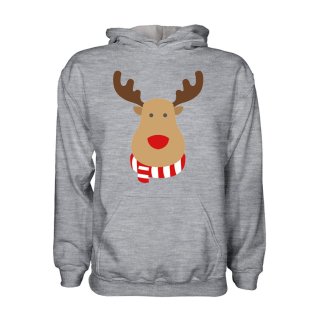 Airdrie Rudolph Supporters Hoody (grey) - Kids