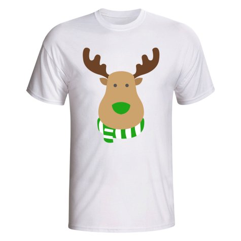 Hibernian Rudolph Supporters T-shirt (white) - Kids