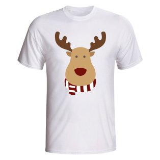 Hearts Rudolph Supporters T-shirt (white)