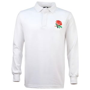 England 1980's Vintage Kids Rugby Shirt