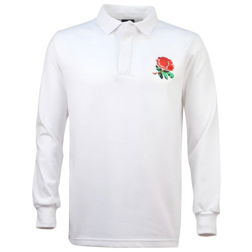 England 1980's Vintage Kids Rugby Shirt