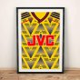 Arsenal 1991 Away Football Shirt Art Print