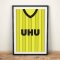 Borussia Dortmund 1983 Football Shirt Art Print