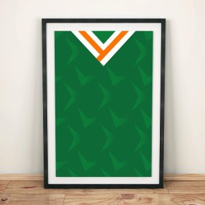 Ireland 1990 Football Shirt Art Print