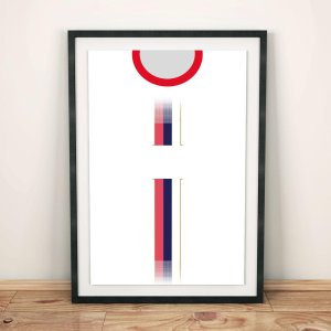 Serbia World Cup 2018 Away Football Shirt Art Print