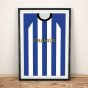 Sheffield Wednesday 18/19 Football Shirt Art Print