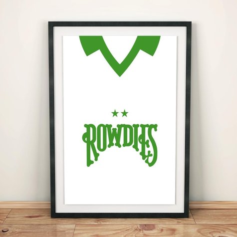 Tampa Bay Rowdies Retro Football Shirt Art Print
