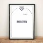 Tottenham 1987 Football Shirt Art Print