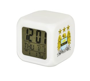 Manchester City Digital Cube Clock