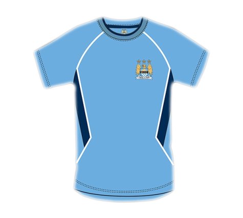 Manchester City Panel T Shirt Mens M Sn0223men-m-sl