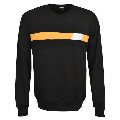 Black & Amber Panel Sweatshirt