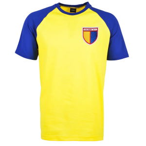 Kids Colombia Raglan Sleeve Yellow/Royal T-Shirt