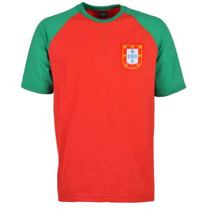 Kids Portugal Raglan Sleeve Red/Green T-Shirt