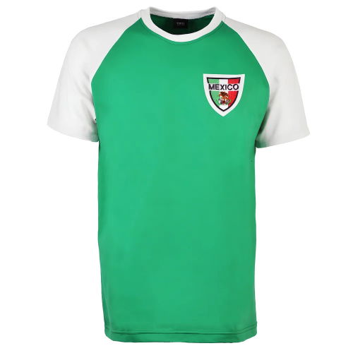 Kids Mexico Raglan Sleeve Green/White T-Shirt