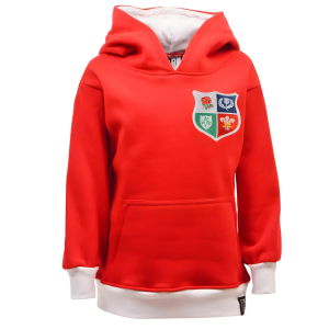 Kids British & Irish Lions1970's Hoodie - Red/White
