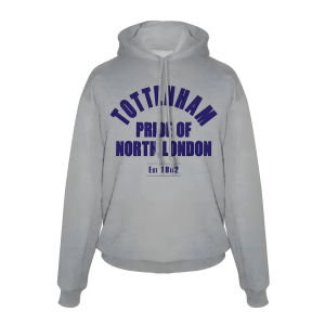 Tottenham Est.1882 footer with hood - Grey