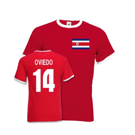 Bryan Oviedo Costa Rica Ringer Tee (red)