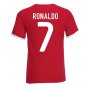 Cristiano Ronaldo Portugal Ringer Tee (red)