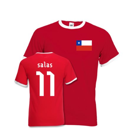 Marcelo Salas Chile Ringer Tee (red)