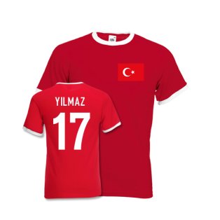 Burak Yilmaz Turkey Ringer Tee (red)