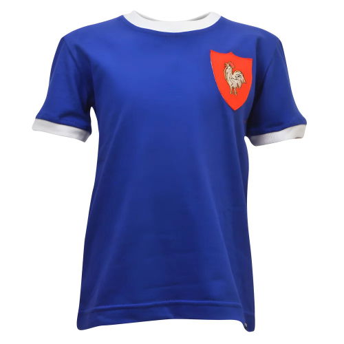 Kids France Tee Royal/White Ringer