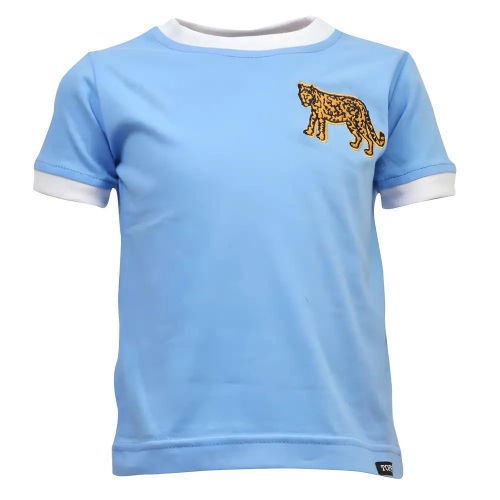 Kids Argentina Tee Sky/White Ringer