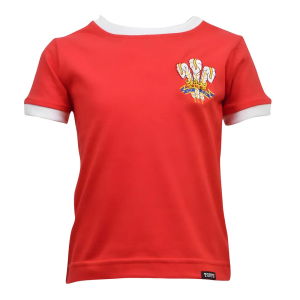 Kids Wales Tee Red/White Ringer