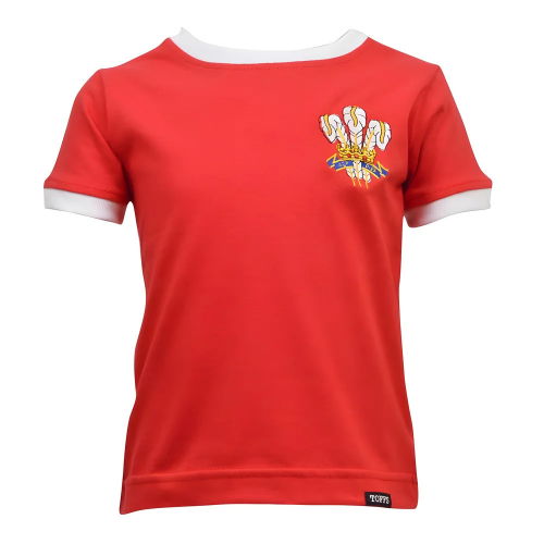 Kids Wales Tee Red/White Ringer