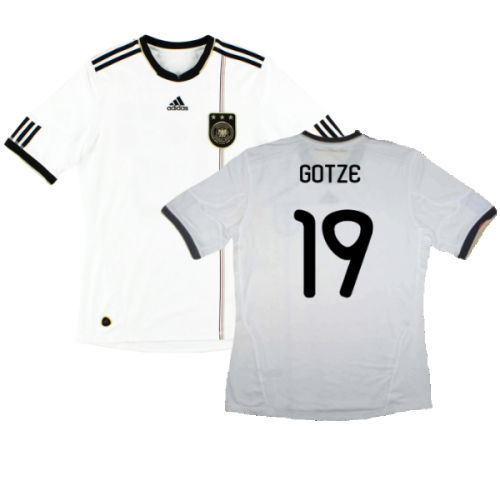 2010-11 Germany Home Shirt (S) (Excellent) (GOTZE 19)