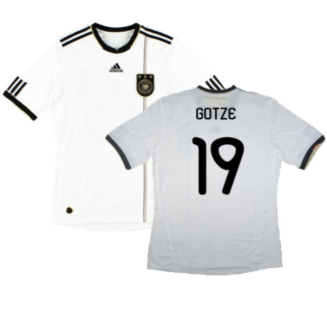 2010-11 Germany Home Shirt (S) (Excellent) (GOTZE 19)