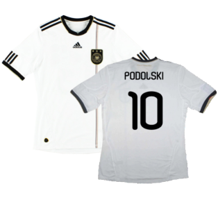 Germany 2010-11 Home Shirt (M) (Good) (PODOLSKI 10)
