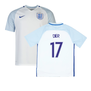 2016-2017 England Home Nike Football Shirt (L) (Excellent) (Dier 17)