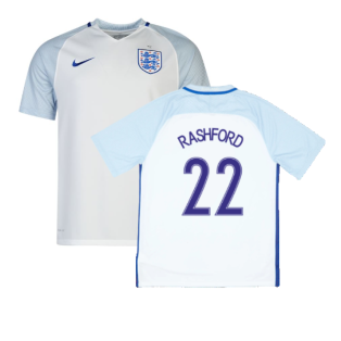 2016-2017 England Home Nike Football Shirt (L) (Excellent) (Rashford 22)