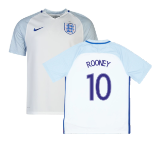 2016-2017 England Home Nike Football Shirt (L) (Excellent) (Rooney 10)