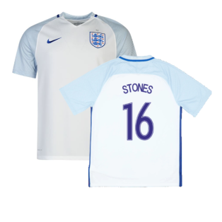 2016-2017 England Home Nike Football Shirt (L) (Excellent) (Stones 16)