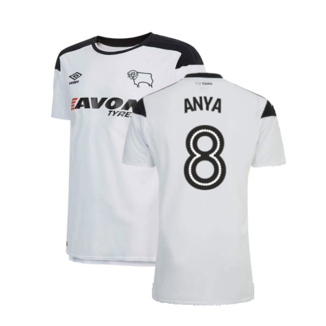 2017-2018 Derby County Home Football Shirt (XL) (Good) (ANYA 8)